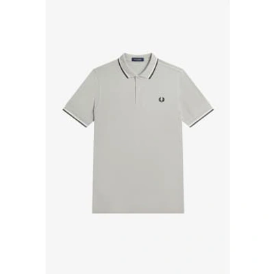 Fred Perry Limestone Twin Tipped Mens Polo Shirt