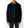 SELECTED HOMME NAVY LOOSE TONY CORD OVERSHIRT