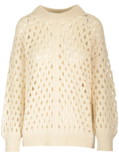 Isabel Marant Tane Sweater In White