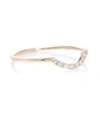 SYDNEY EVAN Curved Pavé 14kt gold and diamonds ring