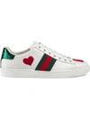 Gucci Ace Embroidered Low-top Sneaker In White