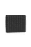 Bottega Veneta Card Holder With Money Clip In Black