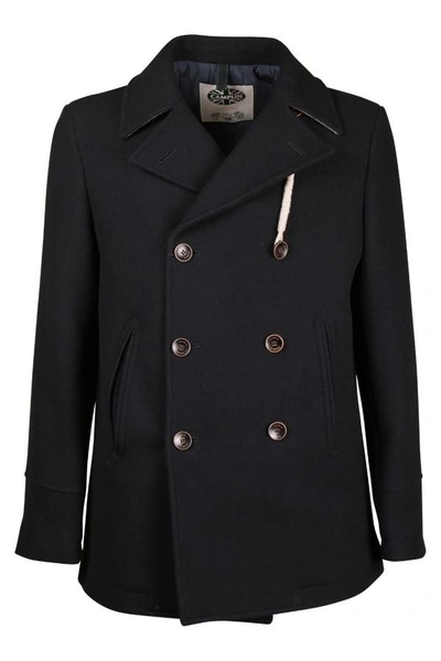 Camplin Peacoat Island Navy In Blue