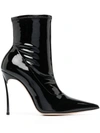 Casadei Super Blade Ultravox 100mm Boots In Black