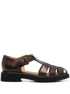 Church's Hove Caged Sandals In Brown