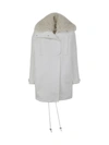 Courrèges Courreges Women Tech Twill Parka Coat In White