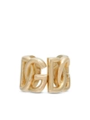 Dolce & Gabbana Logo Polished Earcuff In Grey