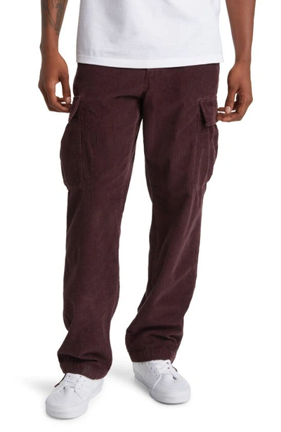 Vans Service Loose Fit Corduroy Cargo Pants In Fudge