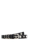 Alessandra Rich Spikes Belt In Black