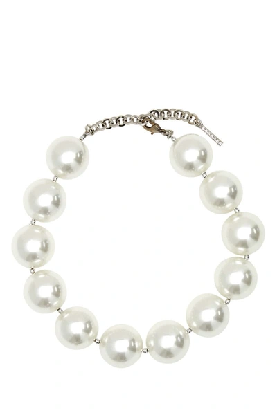 Alessandra Rich Necklaces In Pearl