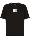 Dolce & Gabbana Logo-print Short-sleeve T-shirt In Black