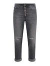 Dondup Pants  Woman Color Black In Denim Grigio