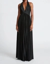 HALSTON HERITAGE TIFFANY GOWN IN BLACK
