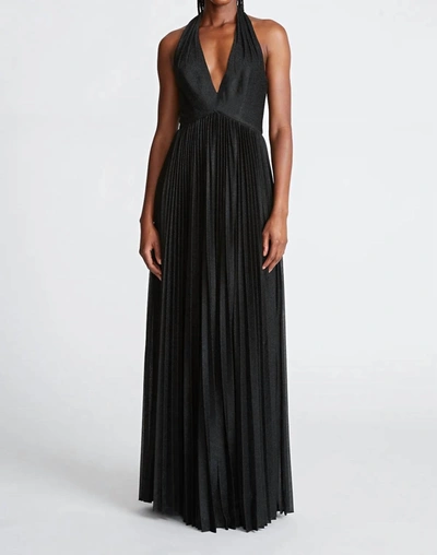 Halston Heritage Tiffany Gown In Black