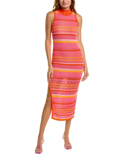 Toccin Women's Willow Striped Knit Maxi Dress In Pink