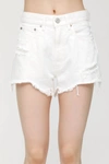 Moussy Mv Ransomville Shorts In White In White