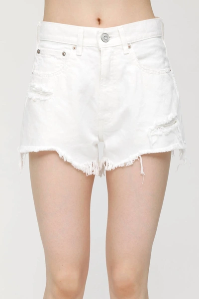 MOUSSY MONTCLAIR SHORTS IN WHITE