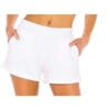 ENZA COSTA FRENCH TERRY SHORT IN WHITE