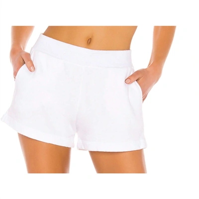 Enza Costa French Terry Short In White