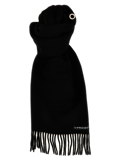 Y/project Chain Scarf In Black