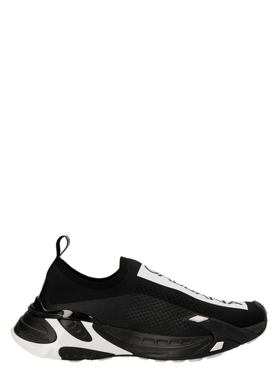 Dolce & Gabbana Sneakers Fast Fabric Black White