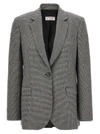 ALBERTO BIANI HOUNDSTOOTH BLAZER JACKETS WHITE/BLACK