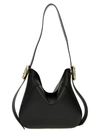 LANVIN MELODIE HOBO SHOULDER BAGS BLACK