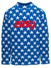 Erl Blue Easy Fleece Sweatshirt In Blu