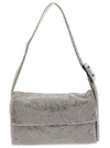 Benedetta Bruzziches Vitty La Mignon' Silver Shoulder Bag With Gem Embellishment In Rhinestone Mesh