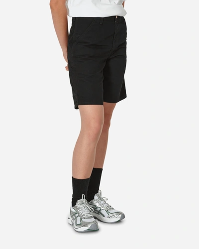 Carhartt Single Knee Shorts In Black