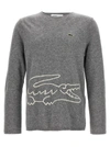 Comme Des Garçons Shirt Comme Des Garcons Shirt X Lacoste Sweater In Gray