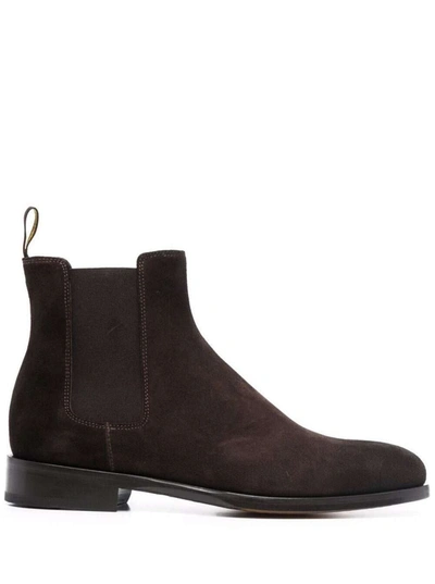 Doucal's Chelsea Ankle Boot In Brown