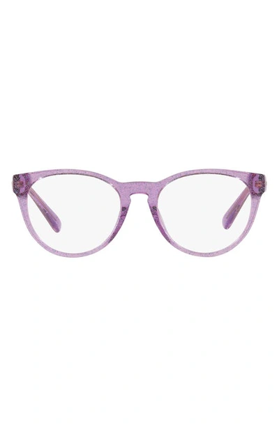 Versace 48mm Phantos Optical Glasses In Lilac