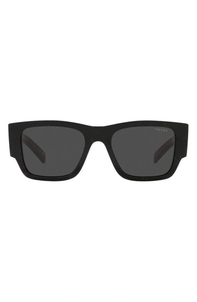 Prada 54mm Square Sunglasses In Dark Grey