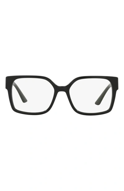 Prada 52mm Optical Glasses In Black