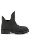 Burberry Marsh Round-toe Slip-on Ankle Boots In Black