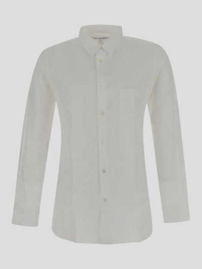 Comme Des Garçons Slim Fit Shirt In White