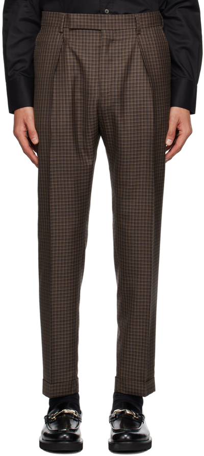 Paul Smith Brown Gents Trousers In 69 Browns