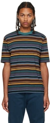 PS BY PAUL SMITH MULTICOLOR STRIPE T-SHIRT