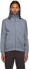 PS BY PAUL SMITH GRAY ZIP TRACK JACKET