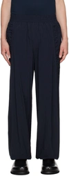 Sage Nation Navy Fossil Track Pants In Navy