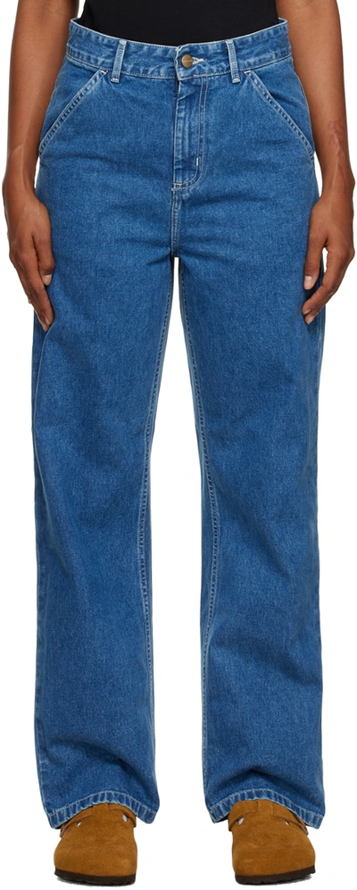 Carhartt Blue Simple Jeans