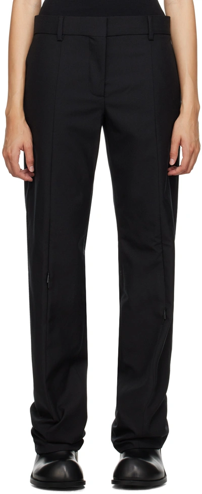 032c Black Wound Trousers
