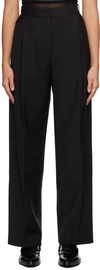 Camilla And Marc Cut-out Alma Tailored Trousers In Dblk Black