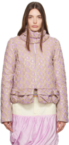 Kiko Kostadinov Zip-up Casual Jacket In Pink
