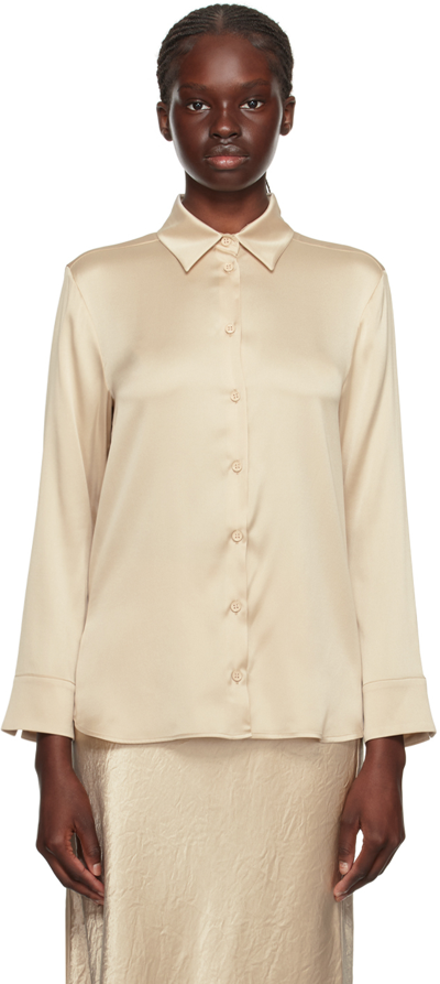 Max Mara Beige Ofridi Shirt In 092 Albino