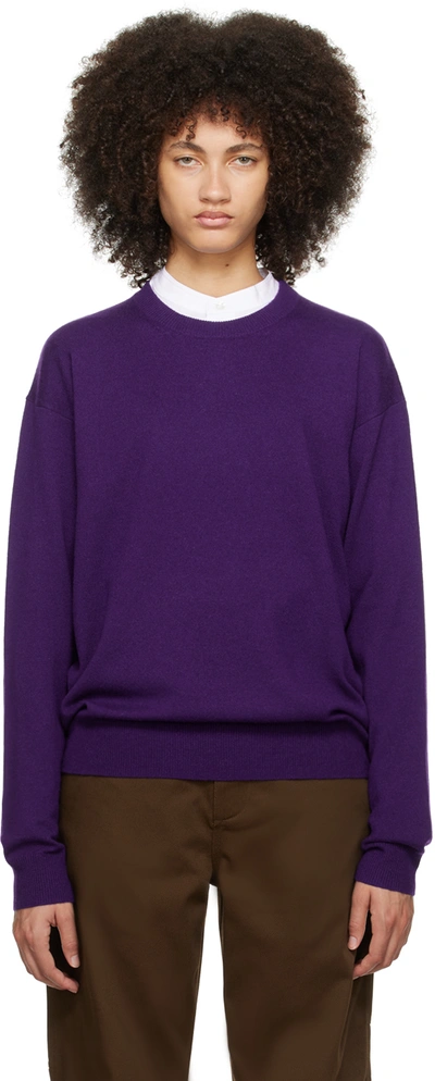 6397 PURPLE SLOUCHY SWEATER