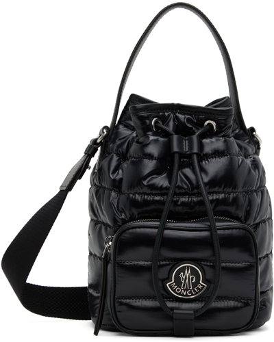 Moncler Black Kilia Padded Bucket Bag