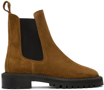 Staud Tan Dutch Chelsea Boots