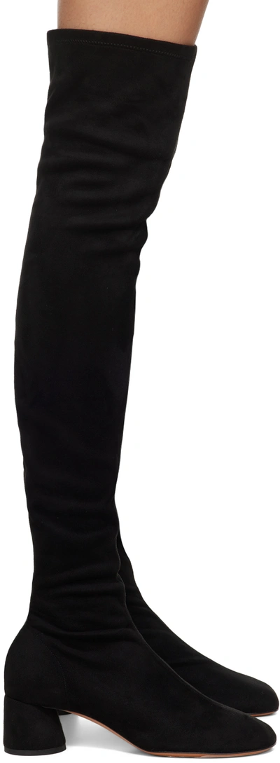 Proenza Schouler Black Glove Boots In 18270-001-black